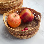 Decorative Storage Basket Nature Gold | Kelmera