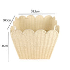 Decorative Storage Basket White | Kelmera