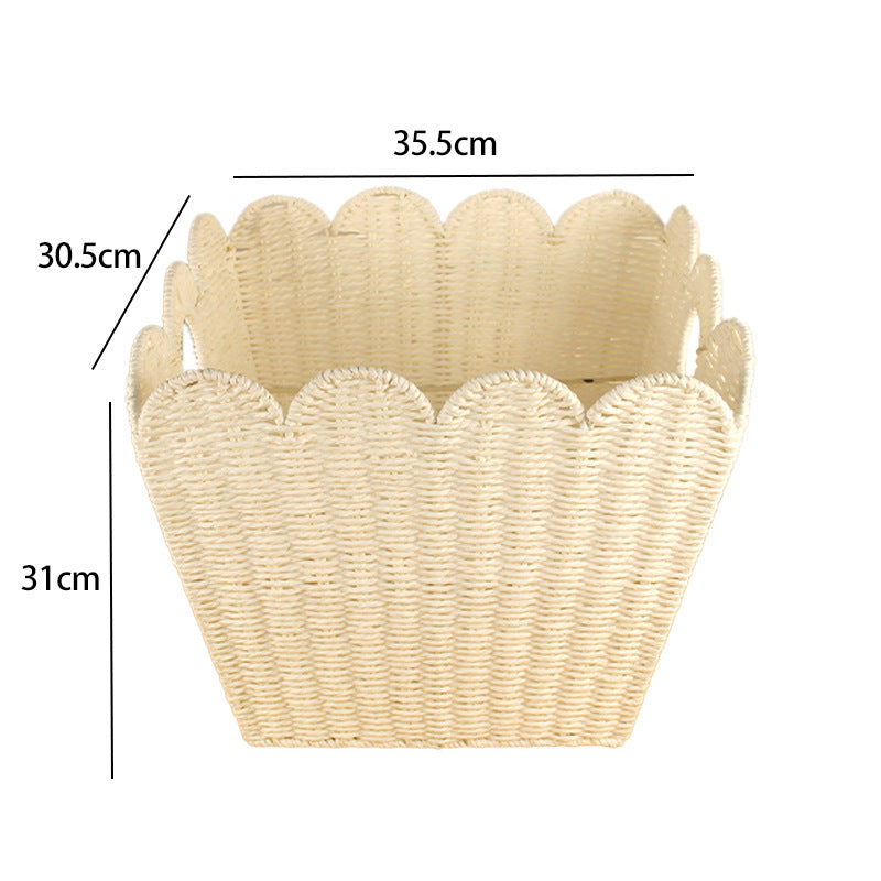 Decorative Storage Basket White | Kelmera