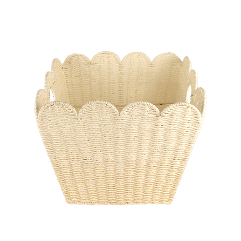Decorative Storage Basket White | Kelmera