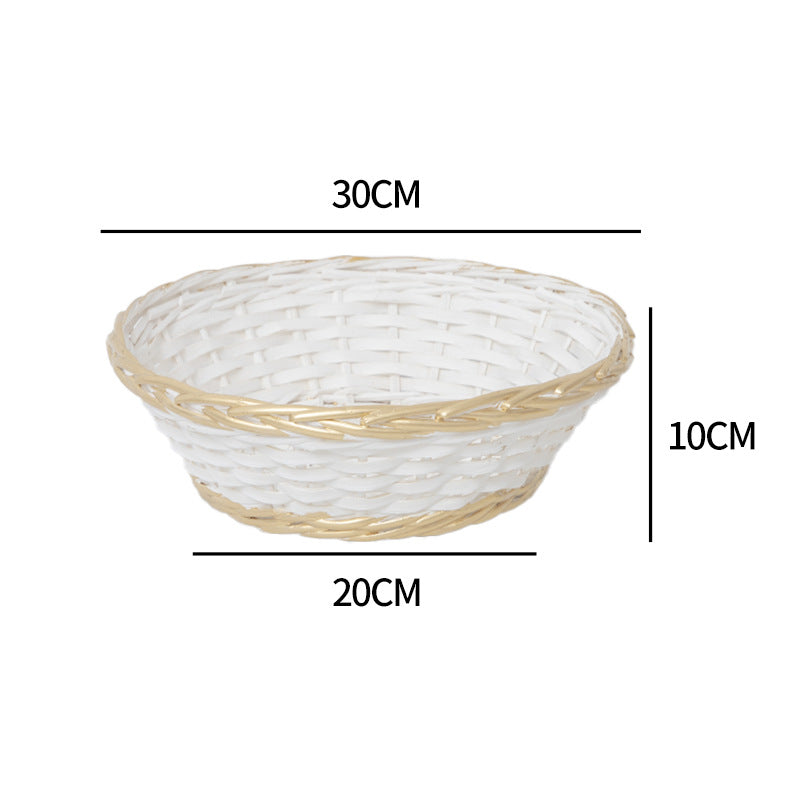 Decorative Storage Basket with Braided Frame | Kelmera