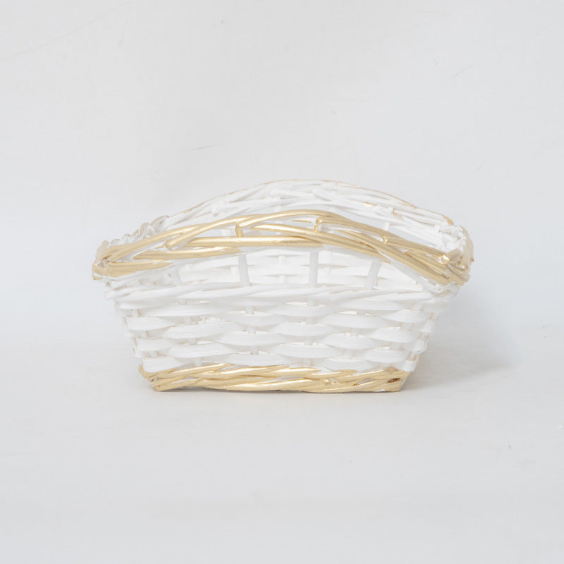 Decorative Storage Basket with Braided Frame | Kelmera