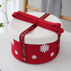 Decorative Storage Basket with Christmas Motif | Kelmera
