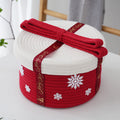 Decorative Storage Basket with Christmas Motif | Kelmera