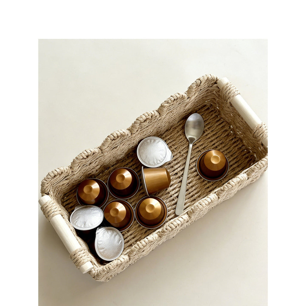 Decorative Storage Basket with Ergonomic Handles | Kelmera