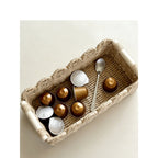 Decorative Storage Basket with Ergonomic Handles | Kelmera