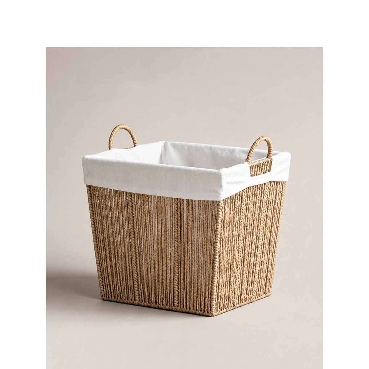 Decorative Storage Basket with Fabric Insert | Kelmera