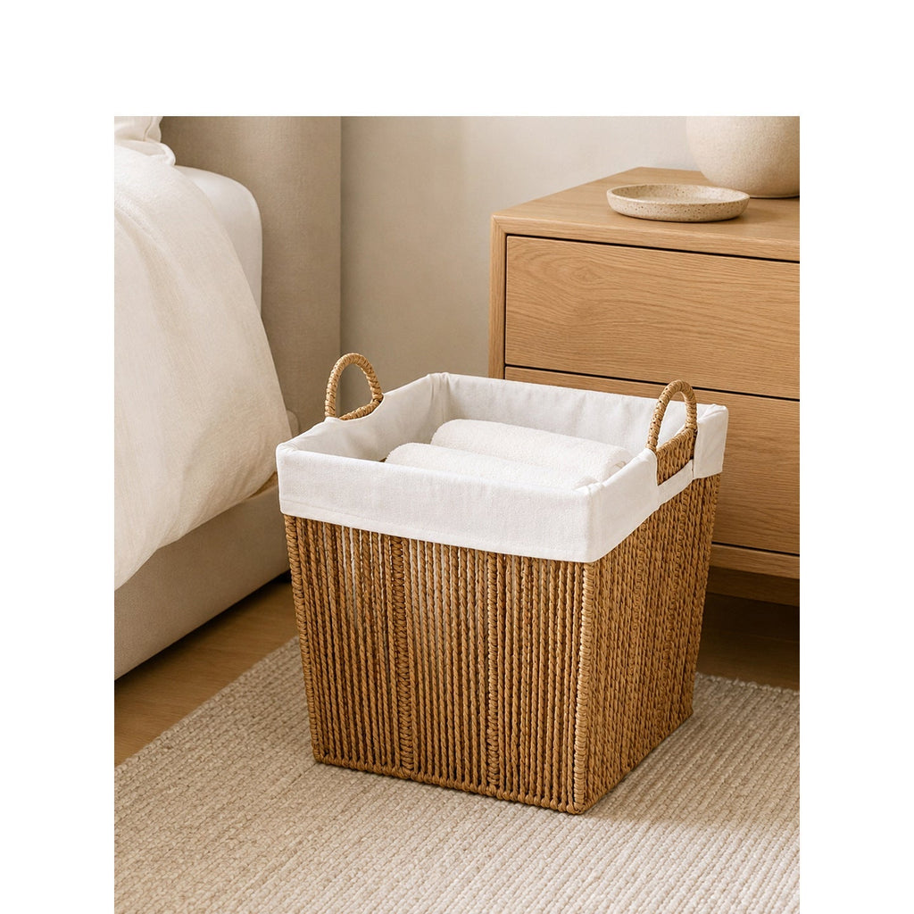 Decorative Storage Basket with Fabric Insert | Kelmera