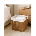 Decorative Storage Basket with Fabric Insert | Kelmera