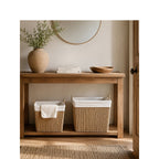 Decorative Storage Basket with Fabric Insert | Kelmera