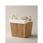 Decorative Storage Basket with Fabric Insert | Kelmera