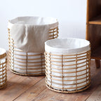 Decorative Storage Basket with Fabric Lining | Kelmera