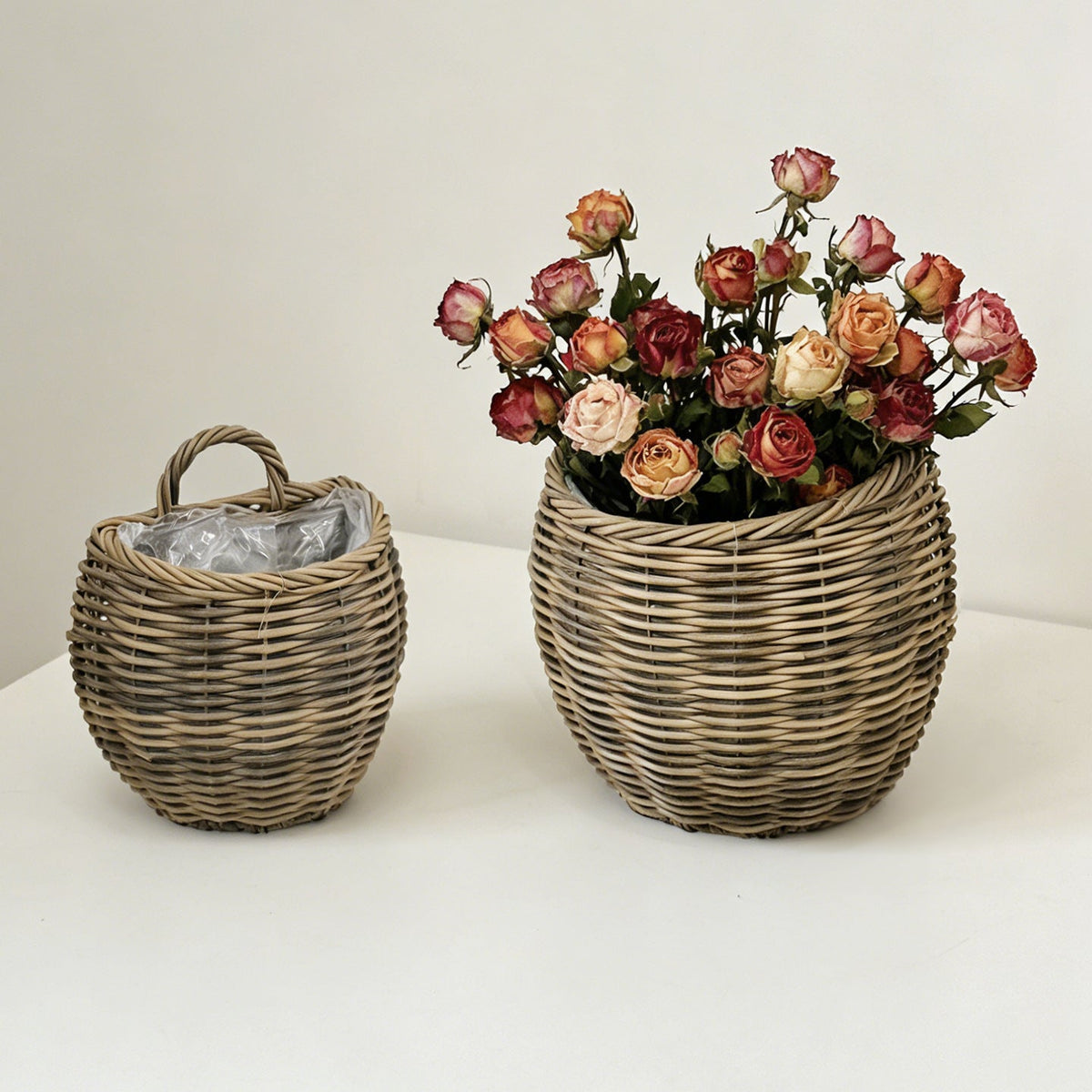 Decorative Storage Basket with Handle | Kelmera
