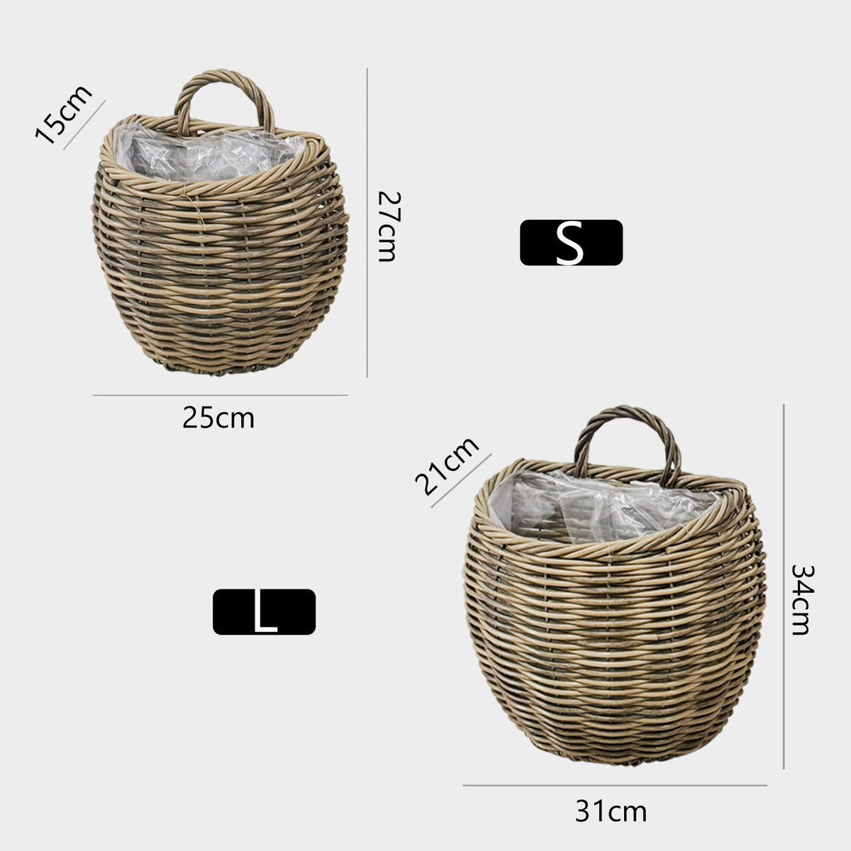 Decorative Storage Basket with Handle | Kelmera