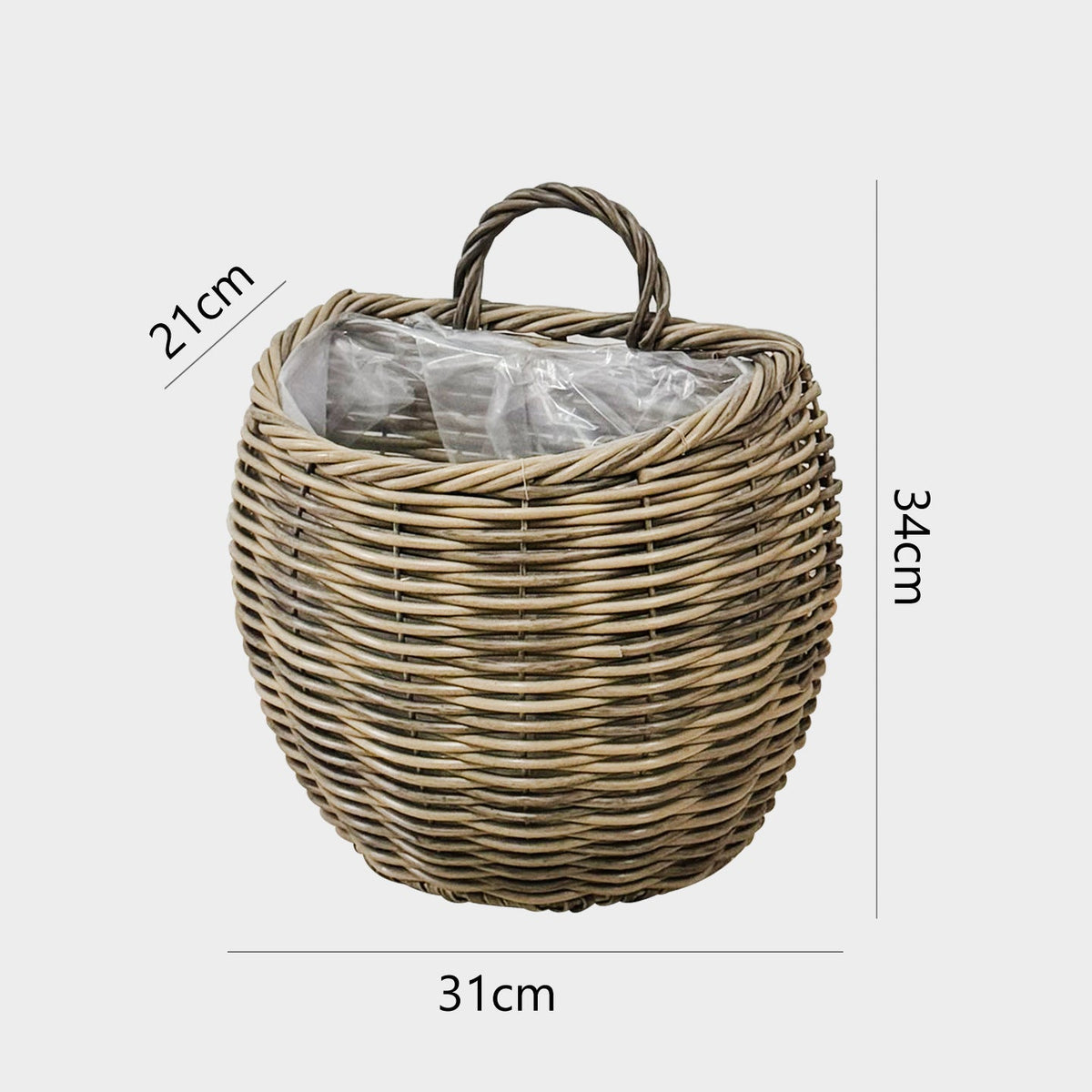 Decorative Storage Basket with Handle | Kelmera