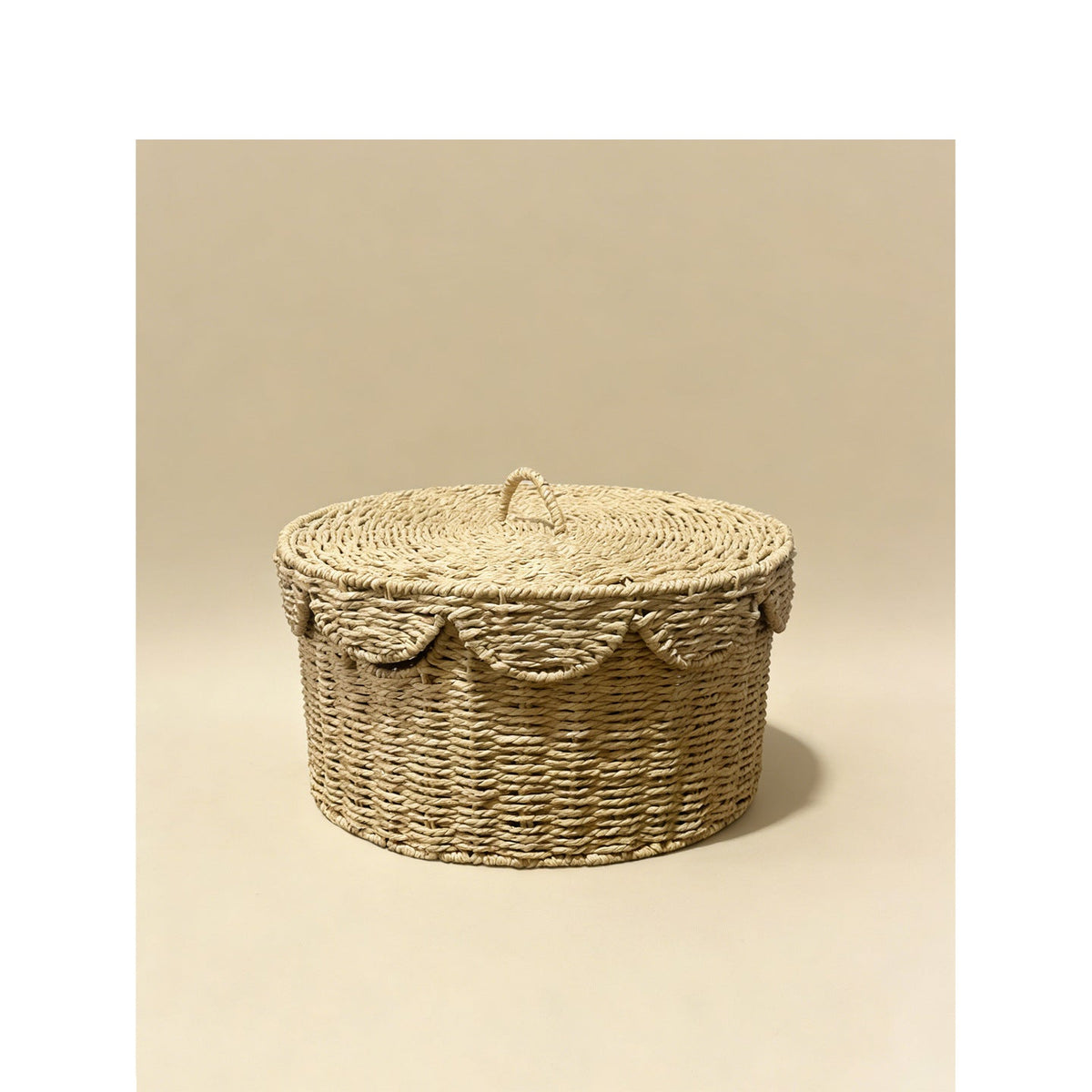 Decorative Storage Basket with Lid | Kelmera