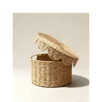Decorative Storage Basket with Lid | Kelmera