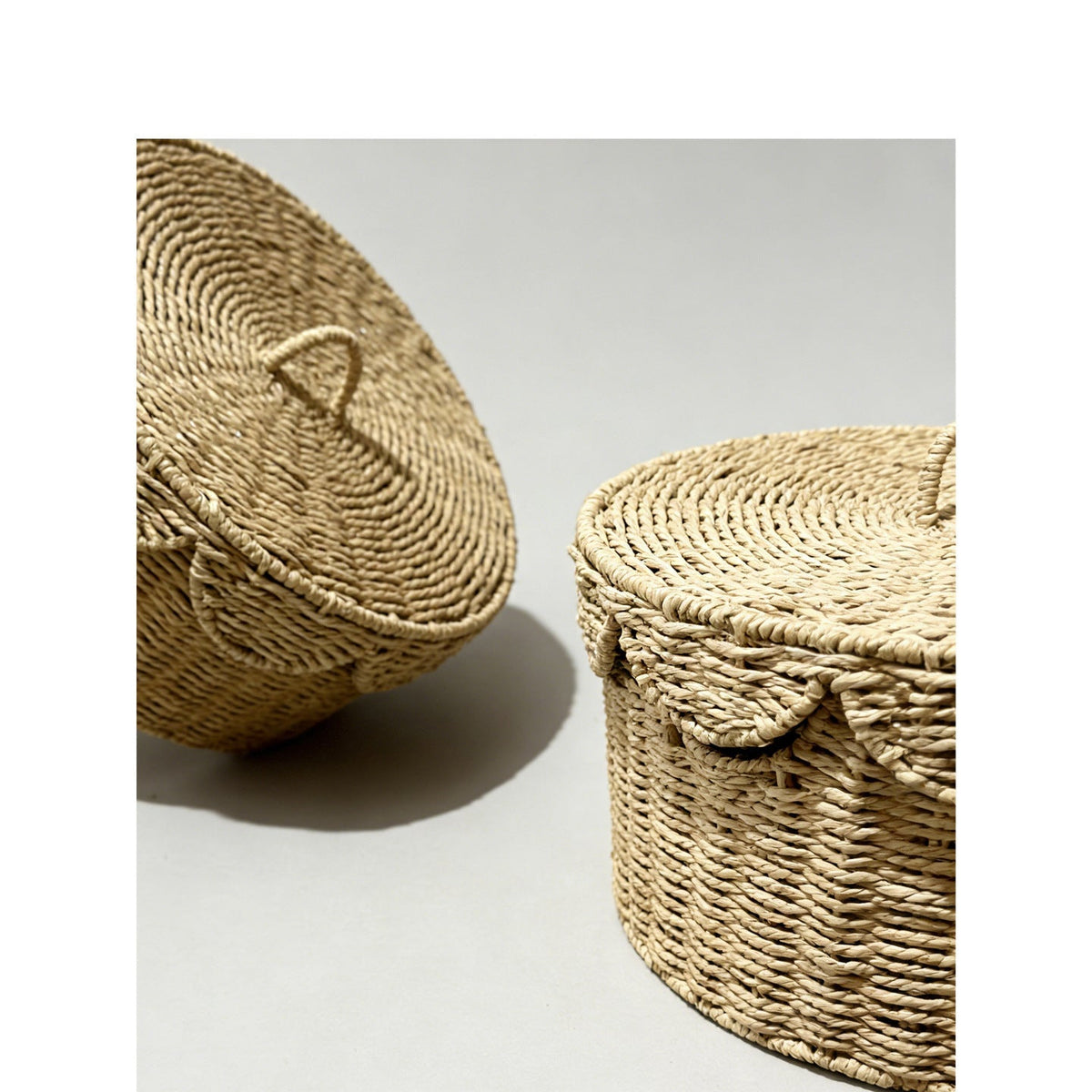 Decorative Storage Basket with Lid | Kelmera
