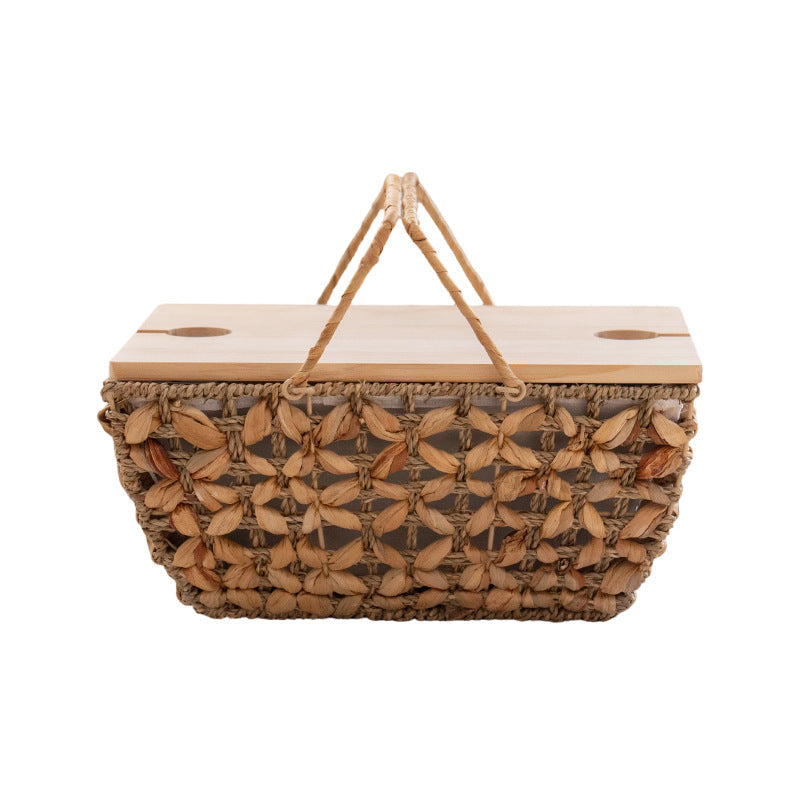 Decorative Storage Basket with Removable Cloth Lid | Kelmera
