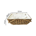 Decorative Storage Basket with Removable Cloth Lid | Kelmera