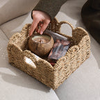Decorative Storage Basket with Two Handles | Kelmera