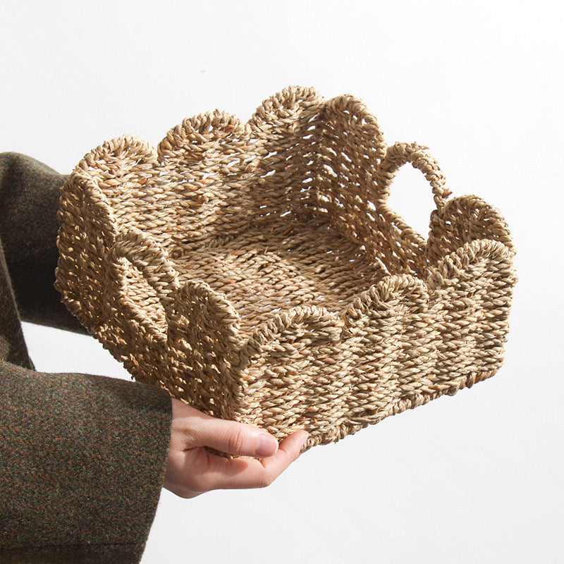 Decorative Storage Basket with Two Handles | Kelmera