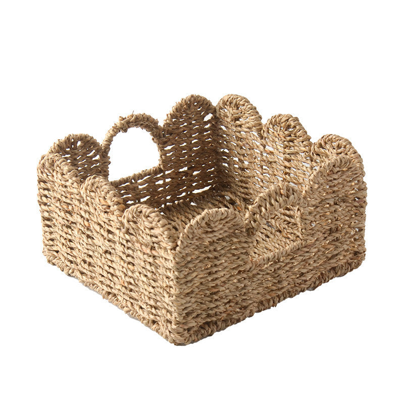 Decorative Storage Basket with Two Handles | Kelmera
