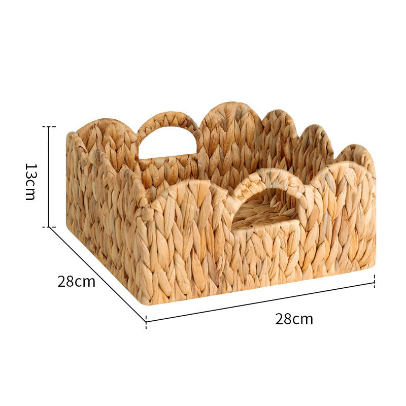Decorative Storage Basket with Two Handles | Kelmera