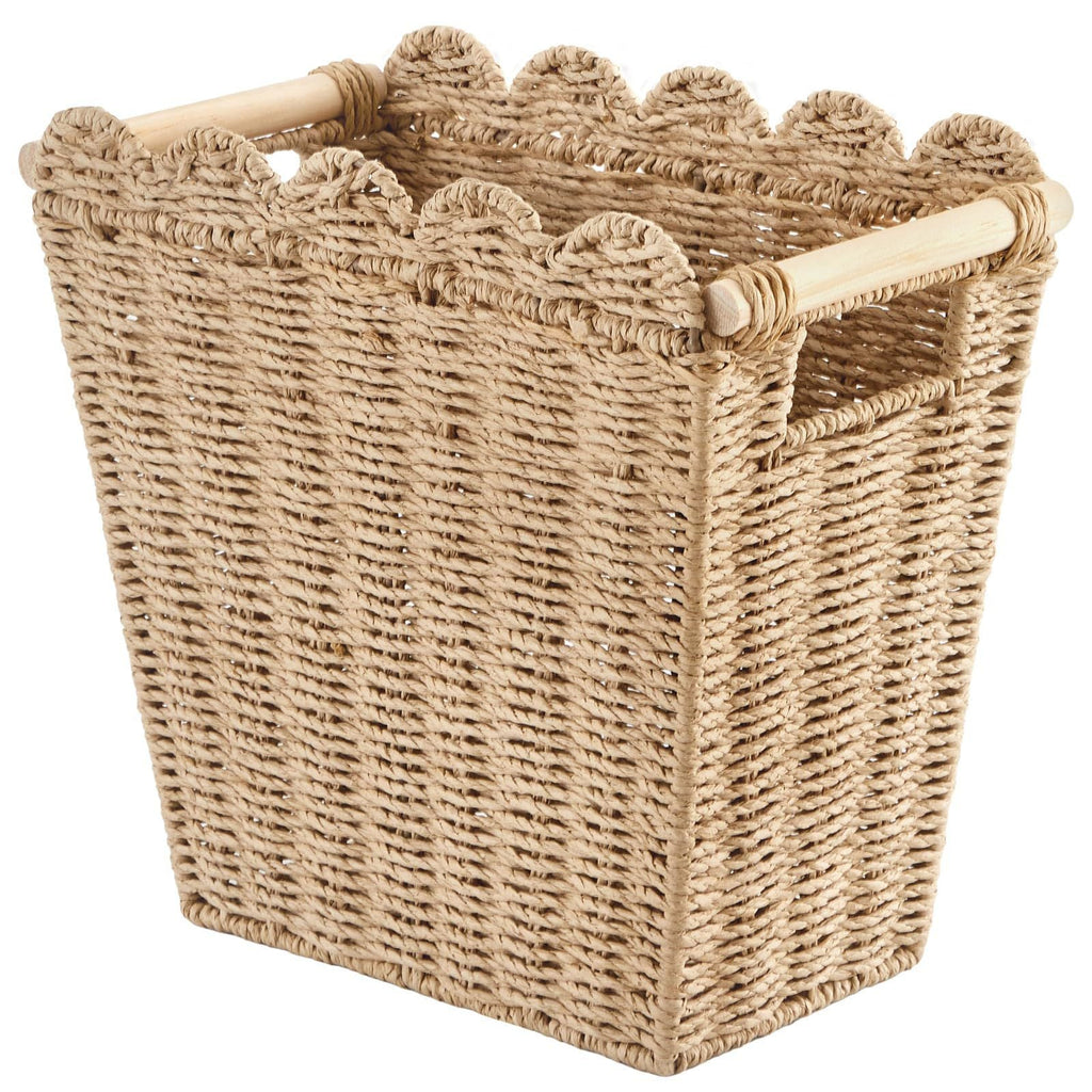 Decorative Storage Basket with Wave Edge | Kelmera