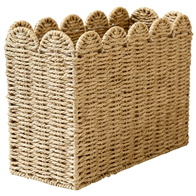 Decorative Storage Basket with Waved Edge | Kelmera