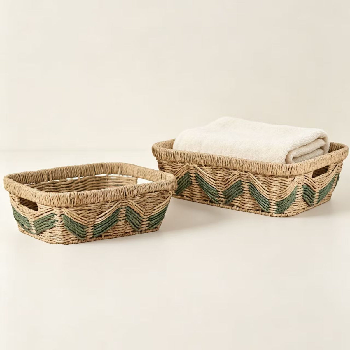 Decorative Storage Basket with Woven Design | Kelmera