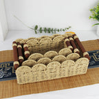 Decorative Storage Basket Wood Handwoven | Kelmera