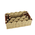 Decorative Storage Basket Wood Handwoven | Kelmera