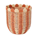Decorative Storage Basket Woven Natural Fiber Handcrafted | Kelmera