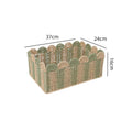 Decorative Storage Basket Woven Natural Fiber Handcrafted | Kelmera