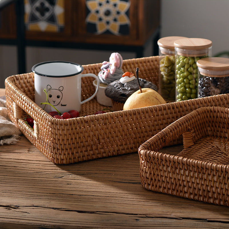 Decorative Storage Basket Woven Natural Fiber | Kelmera
