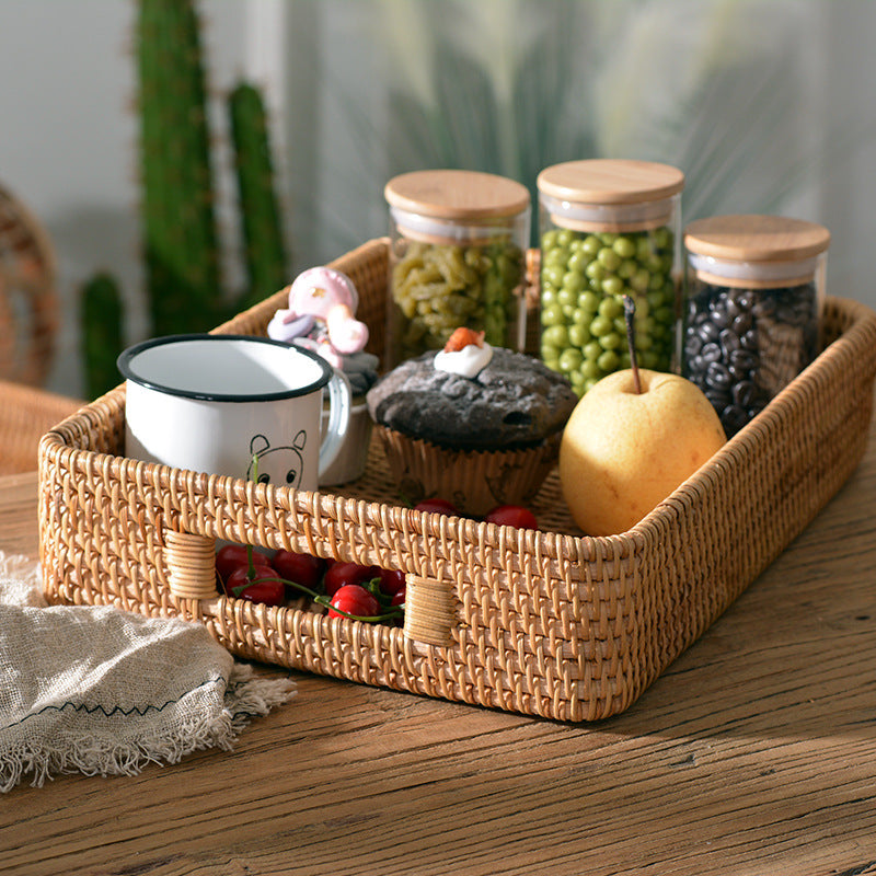 Decorative Storage Basket Woven Natural Fiber | Kelmera