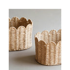 Decorative Storage Basket Woven Natural Fiber Soft Textile | Kelmera