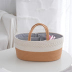 Decorative Storage Basket Yellow Gray | Kelmera