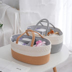 Decorative Storage Basket Yellow Gray | Kelmera