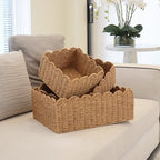 Decorative Storage Brown Beige | Kelmera