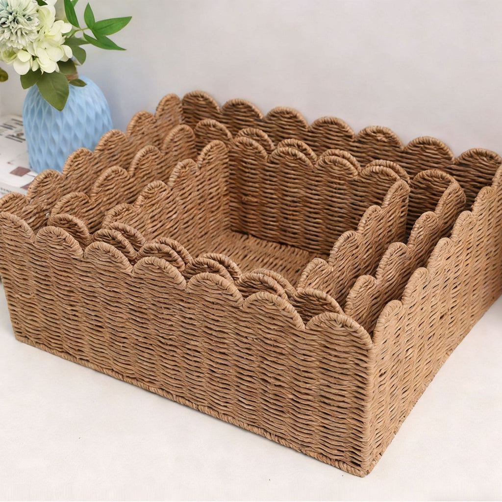 Decorative Storage Brown Beige | Kelmera