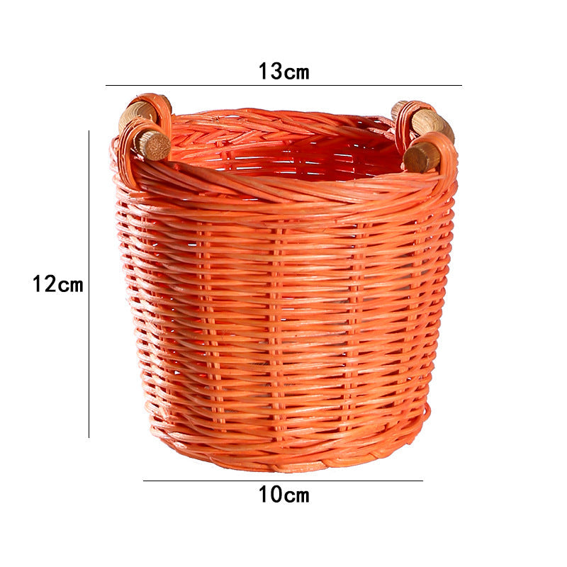 Decorative Storage Green Soft Textile Handwoven | Kelmera