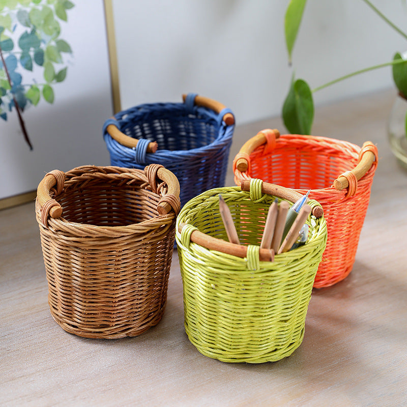 Decorative Storage Green Soft Textile Handwoven | Kelmera
