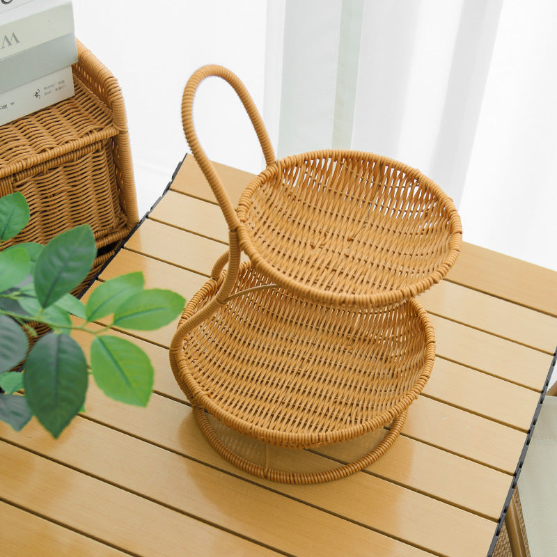 Decorative Tiered Wicker Fruit | Kelmera