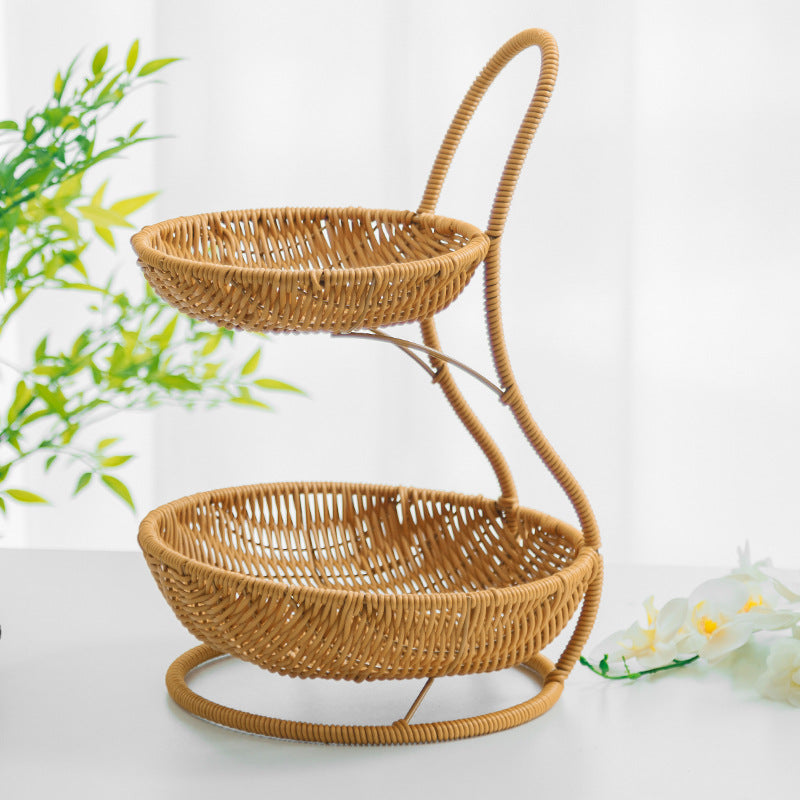 Decorative Tiered Wicker Fruit | Kelmera