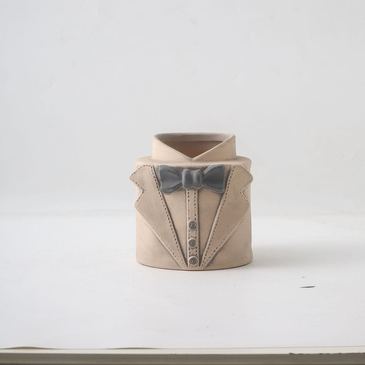 Decorative Vase Black-White Gray | Kelmera