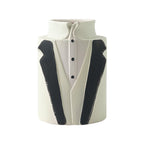Decorative Vase Black-White Gray | Kelmera