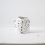 Decorative Vase Black-White Gray | Kelmera