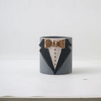 Decorative Vase Black-White Gray | Kelmera